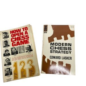 Chess Book‎ Lot How to Open a Chess Game and Modern Chess Strategy PB Vintage